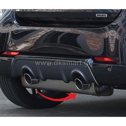 BRABUS ΔΙΠΛΗ ΕΞΑΤΜΙΣΗ SMART 453
